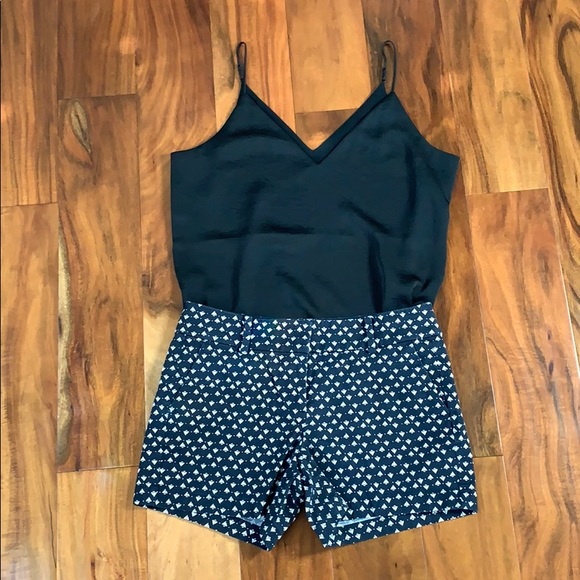 Ann Taylor Pants - Ann Taylor Navy and White Shorts